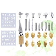 COOPHYA 28-Piece Wood Burning Tool Kit with Ergonomic Design, and Assorted Colors for Beginners and Experts