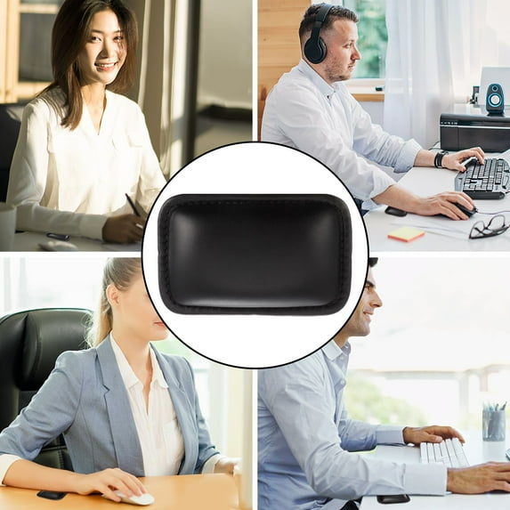 COOPHYA 2Pack Black Elbow Rest Pad for Desk with Ergonomic Design and Comfortable Touch