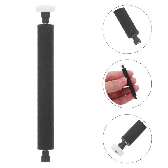 COOPHYA 2Pcs Barcode Printer Platen Roller Replacement Durable Plastic Printer Accessories for Thermal Label Printers