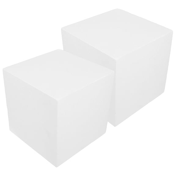 COOPHYA 2Pcs High Density White Sculpting Foam Blocks for Modeling Crafting and Floral Arrangement Projects