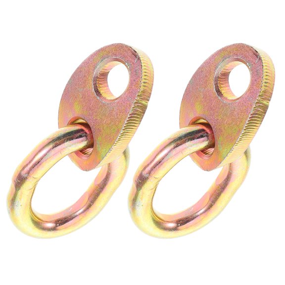 COOPHYA 2Pcs Removable Engine Lift Brackets in Golden Alloy for Quick Installation and Enhanced Stability