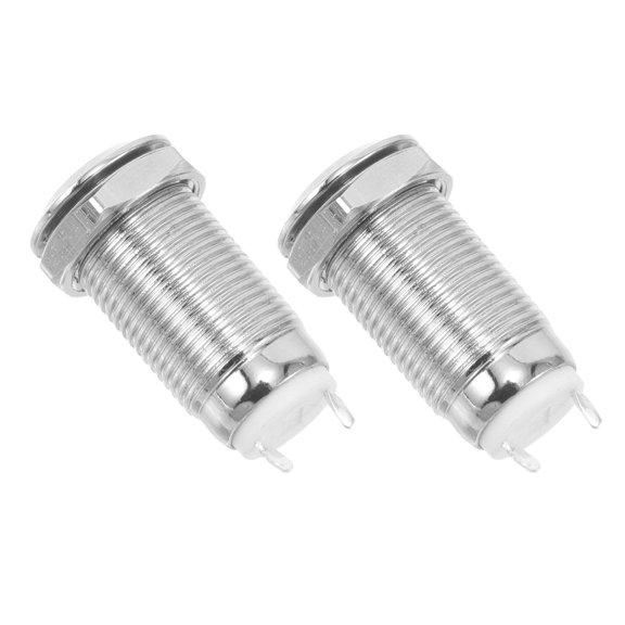 COOPHYA 2Pcs Spst Momentary Contact Push Button Switch for Car with High Heat Resistance