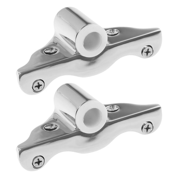 COOPHYA Stainless Steel Marine Oarlock Socket Plated for Boats Kayaks 2 Pieces and -Resistant