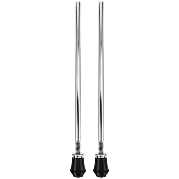 COOPHYA 2Pcs Tom Drum Mount for Percussion Instrument Stability and Easy Maintenance Metal Silver 11.83X1.18X1.18in