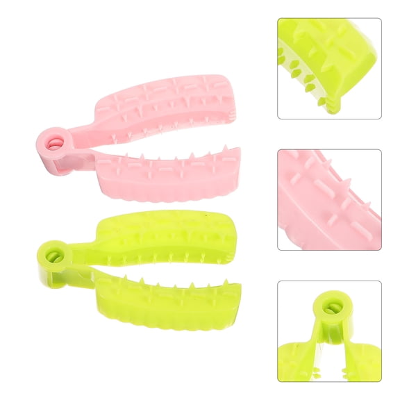COOPHYA 2pcs Finger Tip Protectors Plastic Food Cutting Protection For Chef