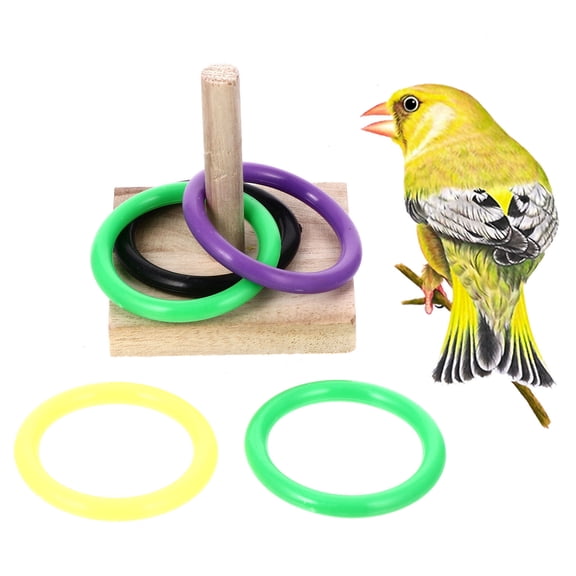 COOPHYA 3 Sets Bird Training Educational Toys Colorful for Pet Parrots
