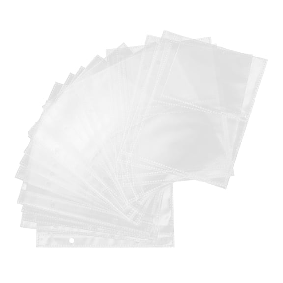 COOPHYA 30Pcs Clear Plastic Photo Sleeves for 4x6 Pictures Easy Insert Design