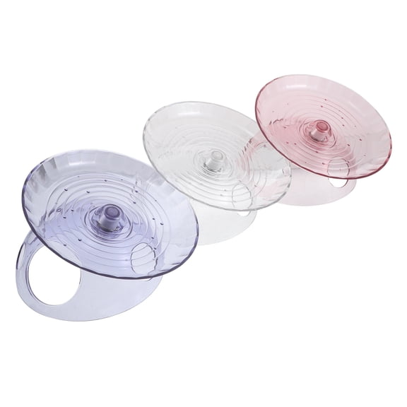 COOPHYA 3Pcs Assorted Color Silent Hamster Exercise Wheel with Dual Function Running Saucer