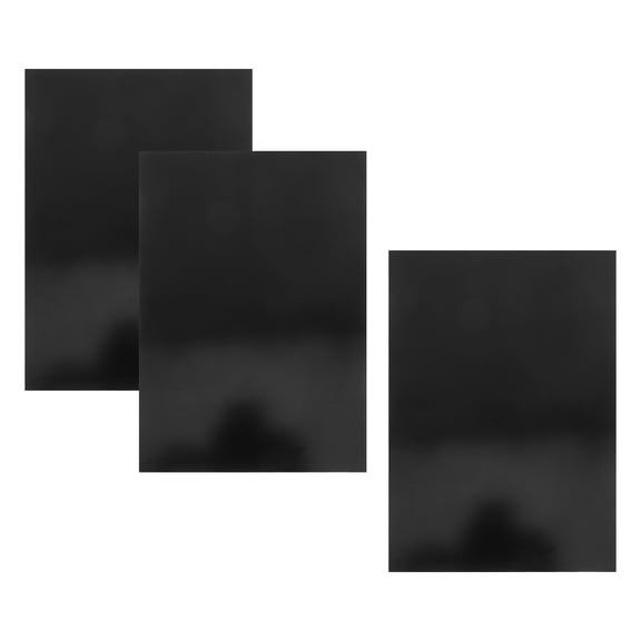 COOPHYA 3-Pack Black Aluminum Engraving Plates, Oxidation-Resistant Metal Blanks for Home Projects