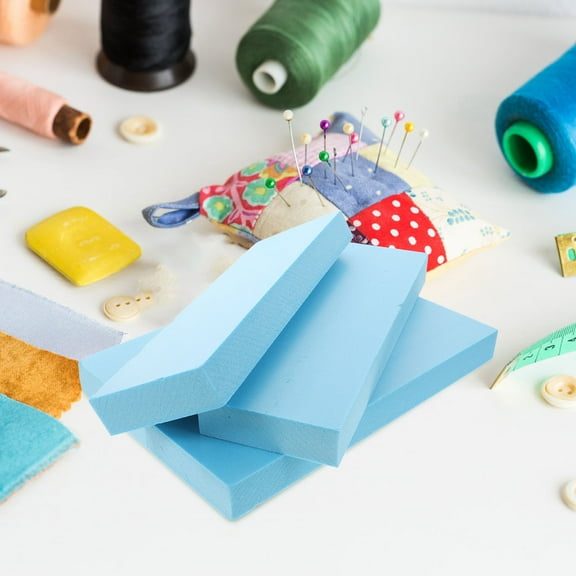 COOPHYA Blue Craft Foam Block Polystyrene 4Pcs 11.8X3.9X1.2In