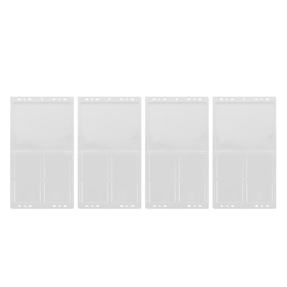 COOPHYA 4Pcs Flexible Coin Holder Sheets Acrylic Transparent Coin Collection Binder Inserts