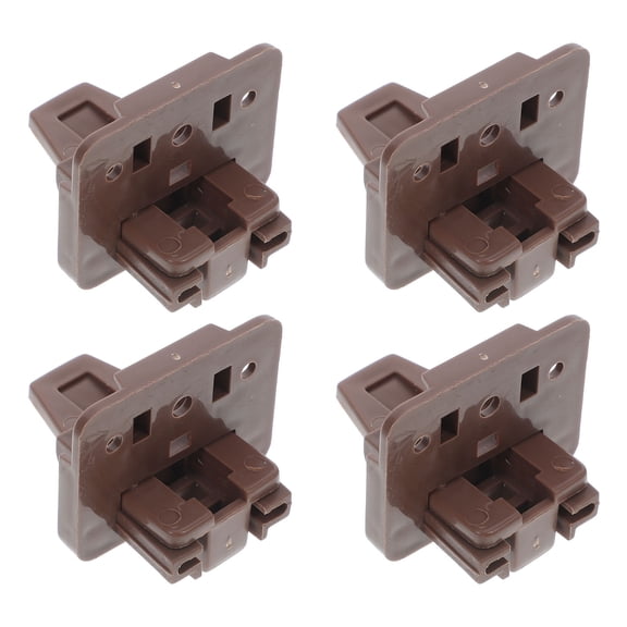 COOPHYA Brown Plastic Drawer Slide Rail Kit for Home Use, and Accurate Positioning Hardware
