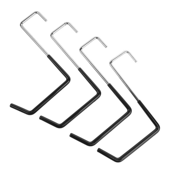 COOPHYA 4pcs Garage Overhead Storage Hooks PVC Simple Design for Organizing Tools