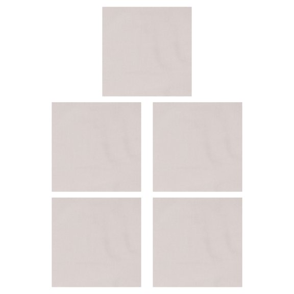 COOPHYA 5Pcs Cotton Linen Sewing Fabric for Embroidery with Smooth Texture and Stable Structure