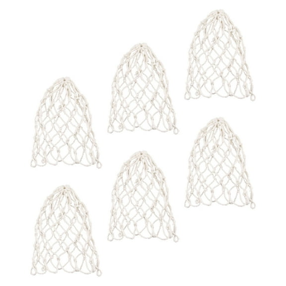 COOPHYA 6Pcs Foldable Net Pocket for Billiard Table Bag Replacement and Storage