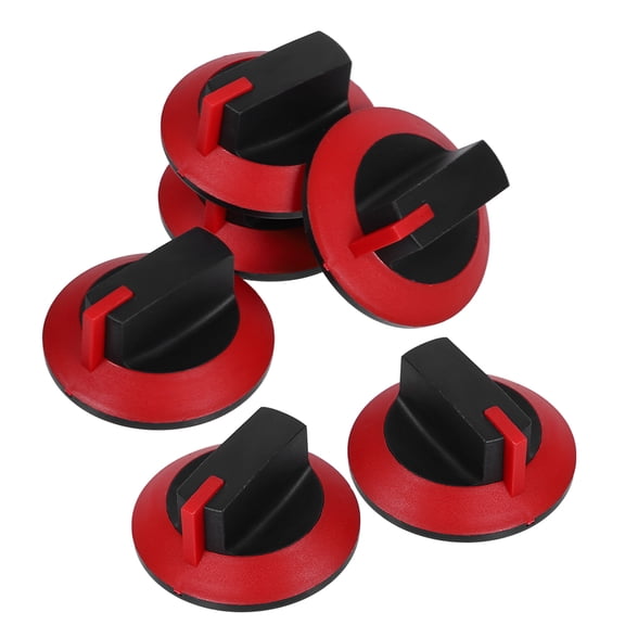 COOPHYA 6-Pack Multi-Color Stove Control Knobs Replacement for Home Kitchens, Restaurants, and Hotel Appliances