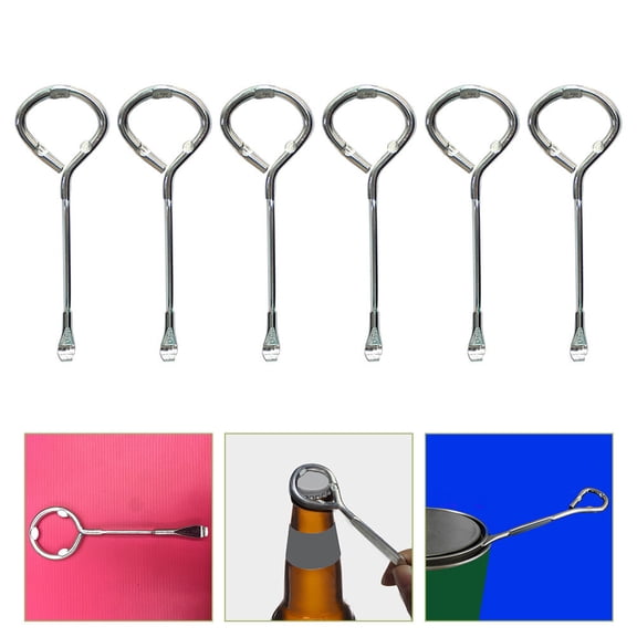 COOPHYA 6Pcs High Strength Steel Paint Can Opener Practical Sturdy Paint Bottle Lid Removal Tool