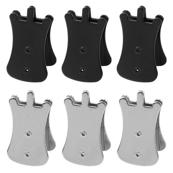 COOPHYA 6Pcs Simple Erhu Mute Electroplated Steel with Sound Reducing Function for Practice