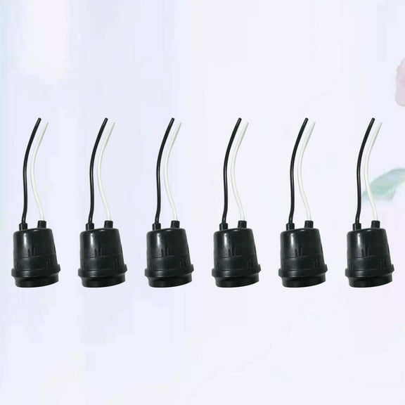 COOPHYA 6Pcs Synthetic Material Lamp Base for Ceiling and Pendant Light Installations