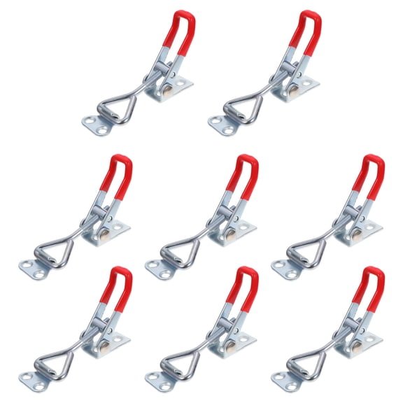COOPHYA 8Pcs Adjustable Toggle Clamp Latches Heavy Duty for Cabinet Doors Tool Boxes 3.6X1.1X0.4in