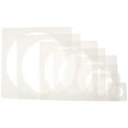 thumbnail image 1 of COOPHYA 8Pcs Circle Stencils for Painting and Diy Crafts in White with Round Design, 1 of 8