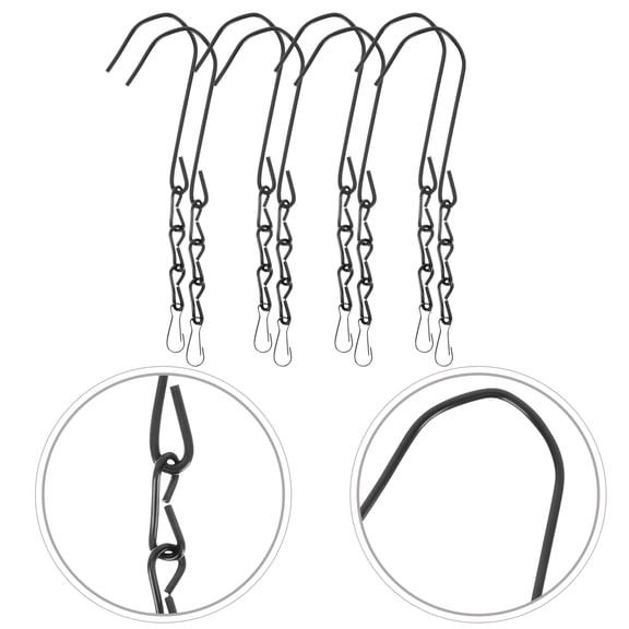 COOPHYA 8Pcs Decorative Chain Metal Hanging Chains for Homeowners Outdoor Use
