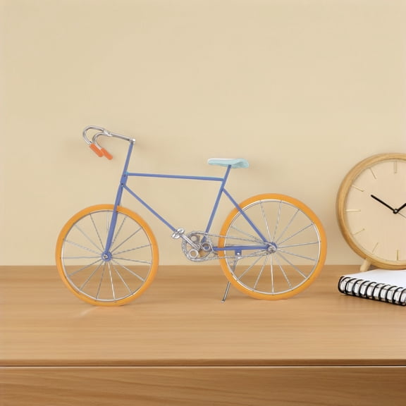 COOPHYA Artistic Metal Bike Sculpture for Tabletop and Bookshelf Display Decoration