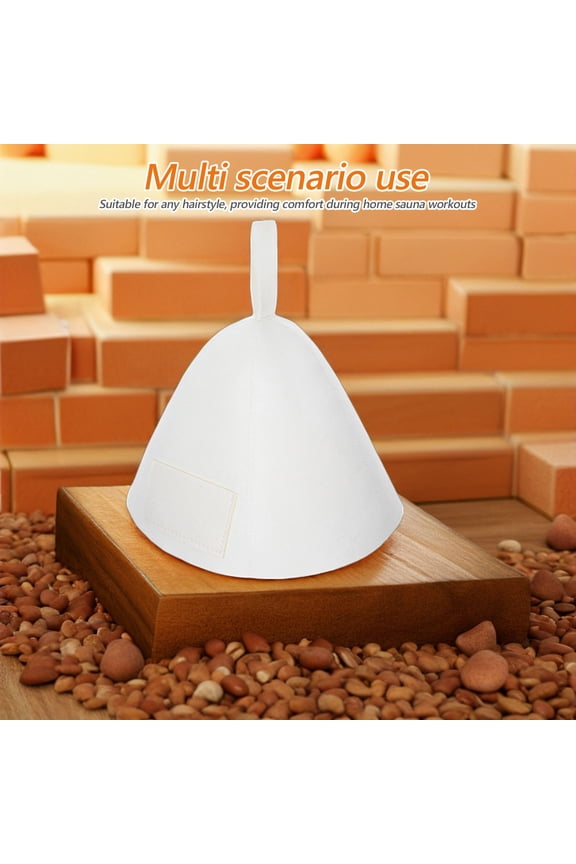 Assorted Color Felt Hair Steamer Cap with Pocket Design for Home Use Reusable Universal Fit 2pcs