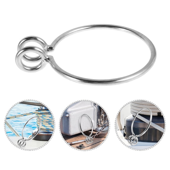 COOPHYA Boat Anchor Retrieval Ring Stainless Steel Marine Anchor Assist System for Deep Water and Yacht Use