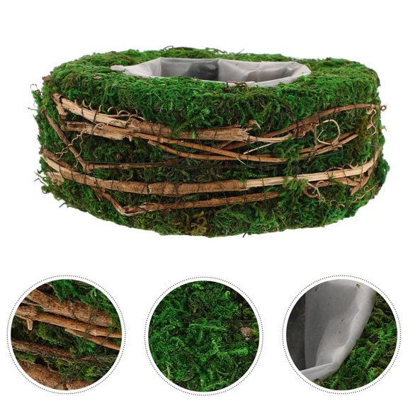 COOPHYA Breathable Moss Succulent Container for Decorative Indoor and Outdoor Garden Use