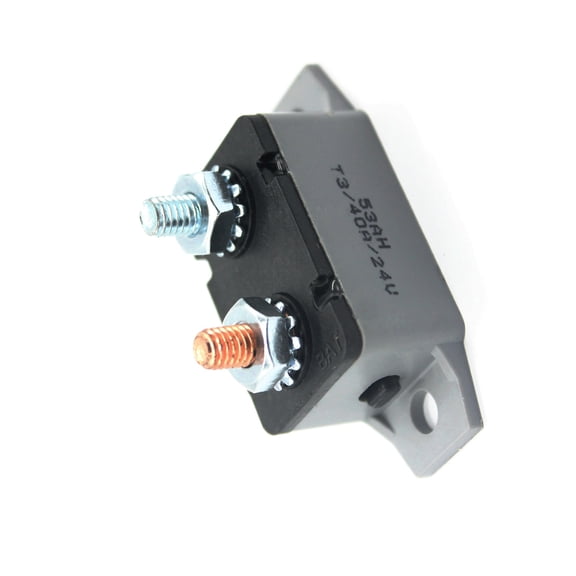 COOPHYA Car Audio Fuse Block Manual Reset Circuit Breaker Grey Plastic 1Pack