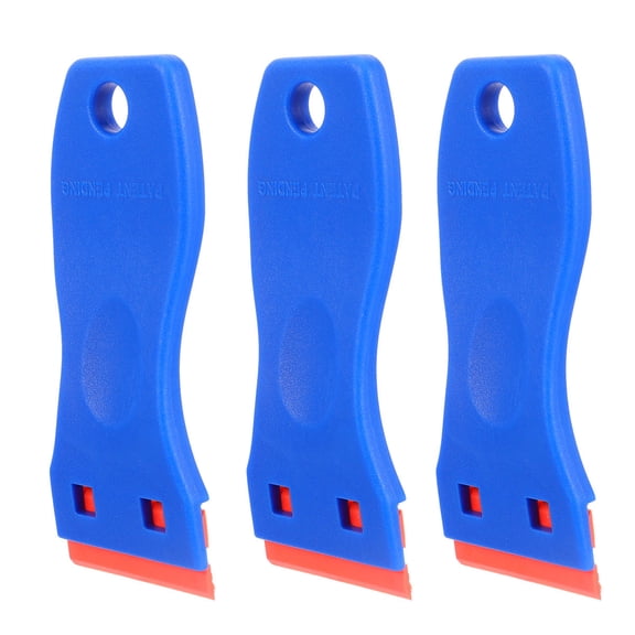 COOPHYA Car Changing Filming Tool Set Blue Plastic Scraper Cutter for Sticker Removal