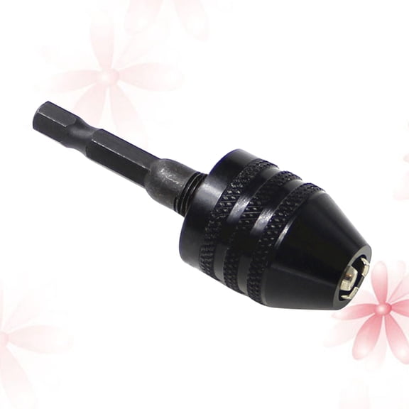 COOPHYA Carbon Steel Drill Chuck Keyless Black Tool for Instant Bit Change and Lock