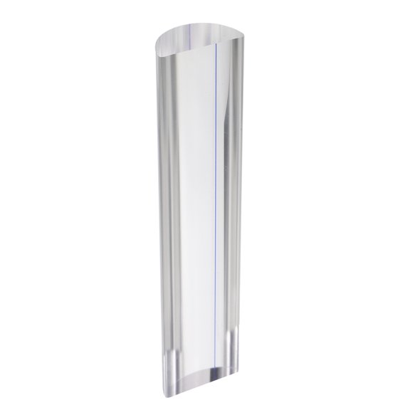 COOPHYA Clear Acrylic Reading Ruler with Built in Magnifier and Guide Line for Books and Maps