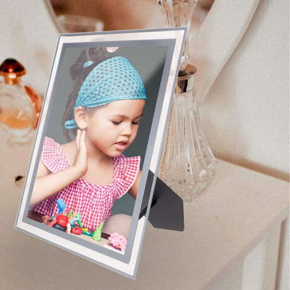 COOPHYA Clear Glass Cosmetology License Frame for Home with Reliable Stability