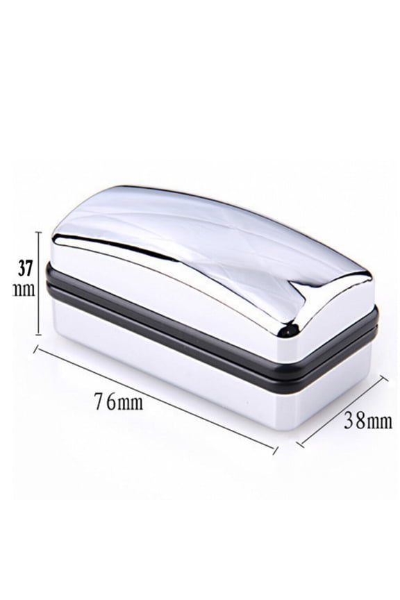 Cuff Link Container Silver 7.5*3.5*3.5 Cm for Women 1Pack