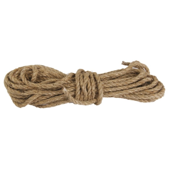 COOPHYA Khaki Jute Rope Twine for Crafting, Decoration, and Clothing Industry Projects