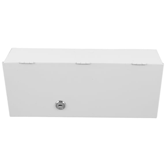 COOPHYA Durable White Metal Electrical Switch Box with Waterproof Lock for Wall Mount Use