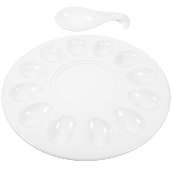 COOPHYA Egg Plate 1 Set for Hot Pot Use and Meatball Making Square Shaped