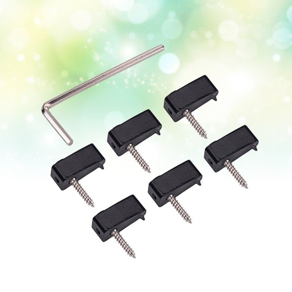 COOPHYA Electric Guitar String Locking Nut Metal Triangle Lock for Tremolo Bridge Black