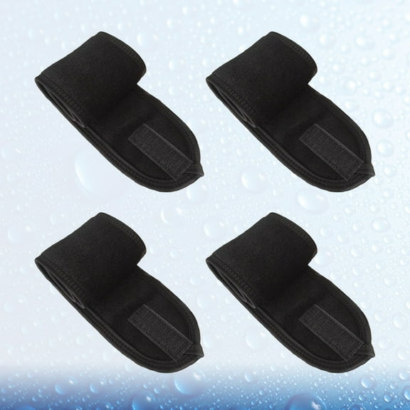 COOPHYA Face Wash Headband Facial Headbands For Gym Use Black 4Pcs