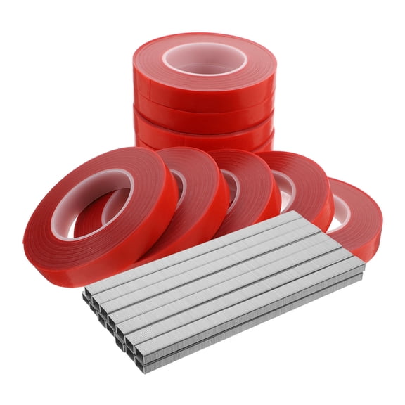 COOPHYA Garden Plant Tying Machine with Durable Red PVC Tape for Efficient Plant Tying