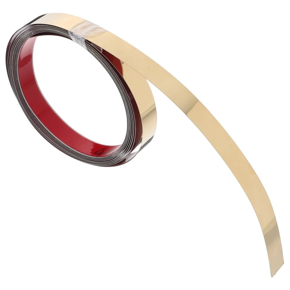 COOPHYA Golden Stainless Steel Wall Trim Strip with Easy Install Adhesive for Home Decor