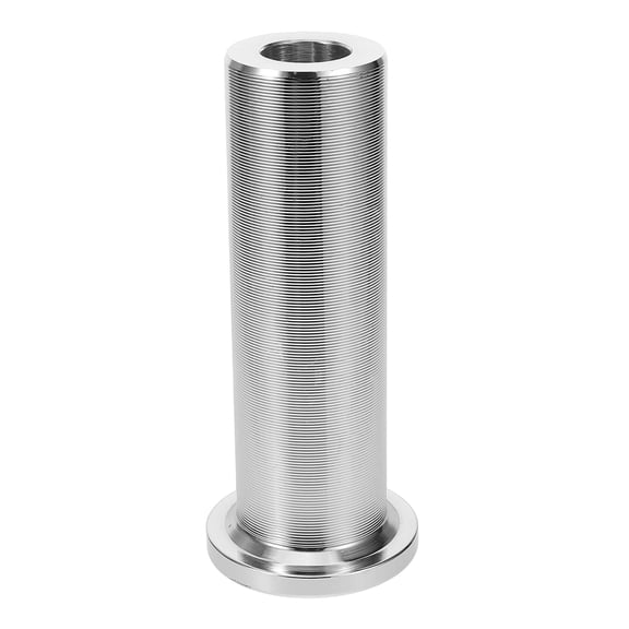 COOPHYA Heavy Duty Plated Silver Barbell Weight Plate Stand with Space Saving Compact Design