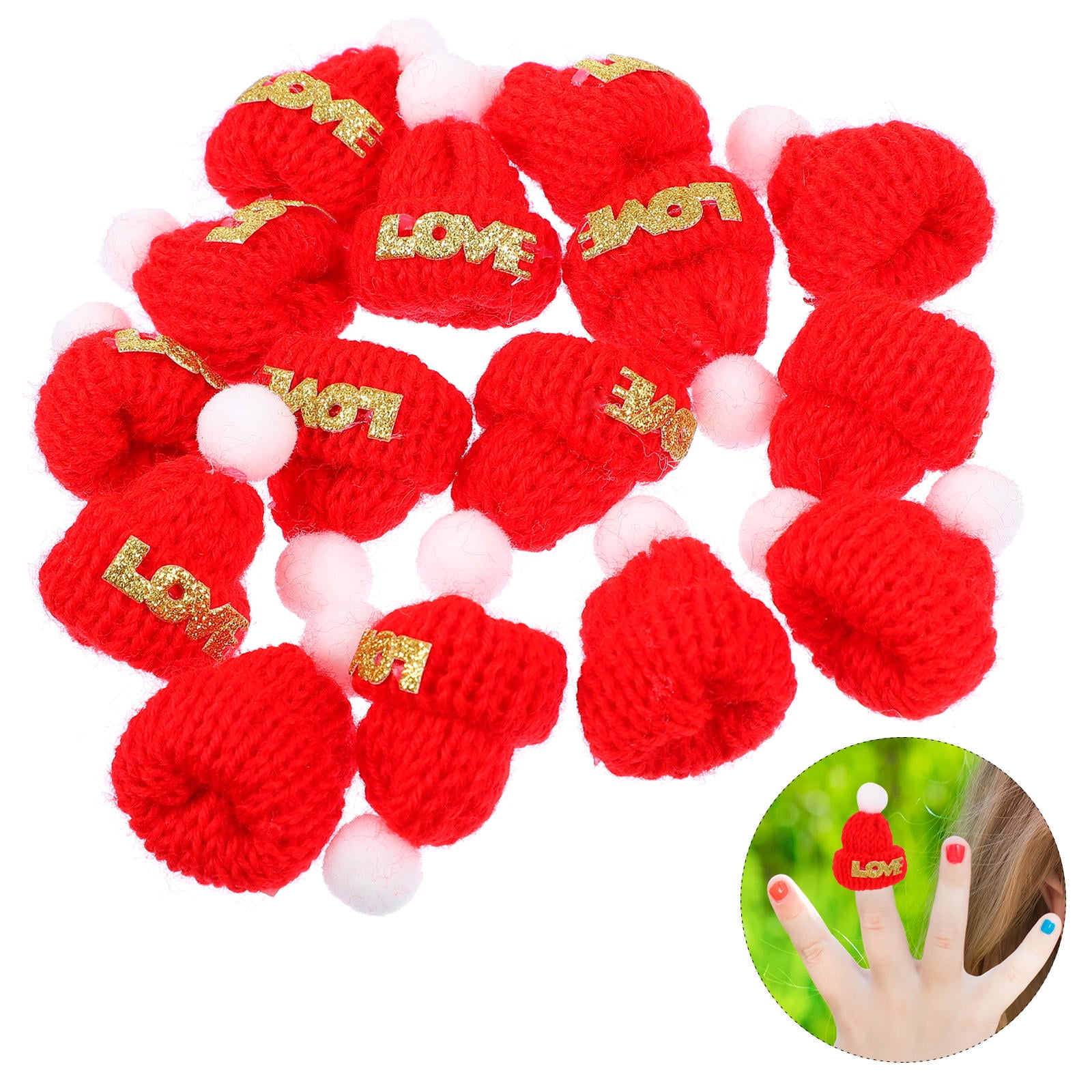 Totority 5pcs Mini Dollhouse Hats - DIY Craft Supplies For Doll Making & Ornaments