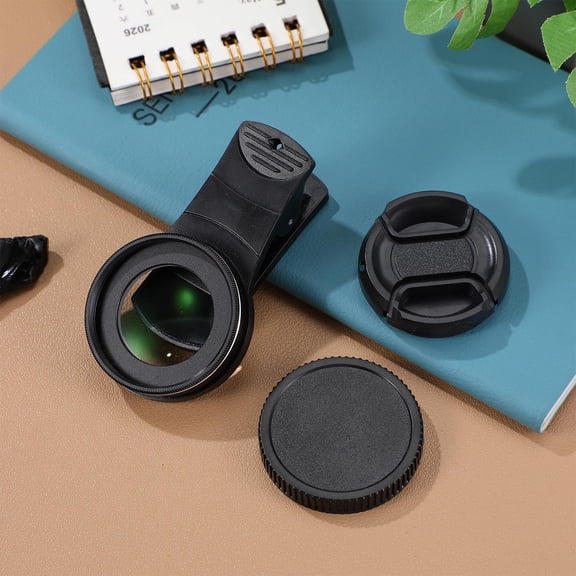 COOPHYA Mobile Phone External Macro Lens Super Macro 1 Set Black for Smartphone Users and Photographers