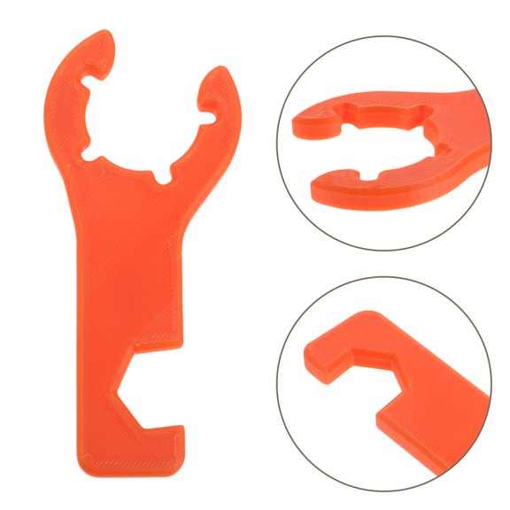 COOPHYA Portable Multifunction Plastic Wrench for Gas Shut Off and Valve Core Disassembly