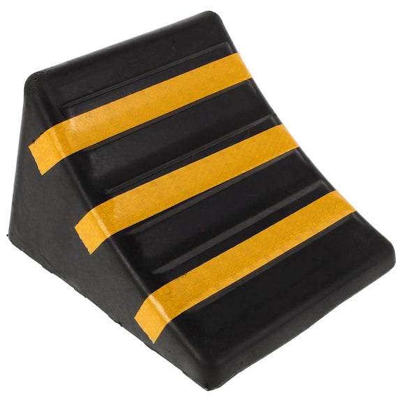 COOPHYA Portable Rubber Wheel Chocks Black Heavy Duty Non Slip Wedges for Car and Rv Use