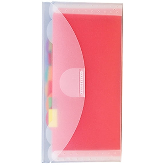 COOPHYA Practical Accordion File Folder Assorted Color for Receipts Documents and Files Storage