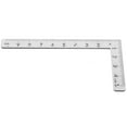 thumbnail image 1 of COOPHYA Precision Square Woodworking Ruler 1Set for Carpenter and Men Silver Measuring Tool, 1 of 8